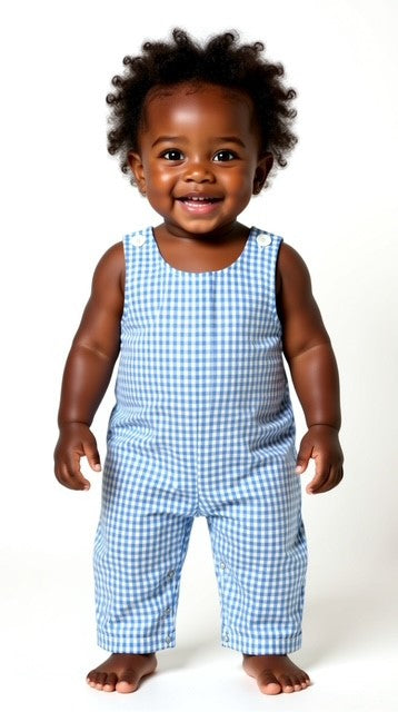 Blue Gingham Longall